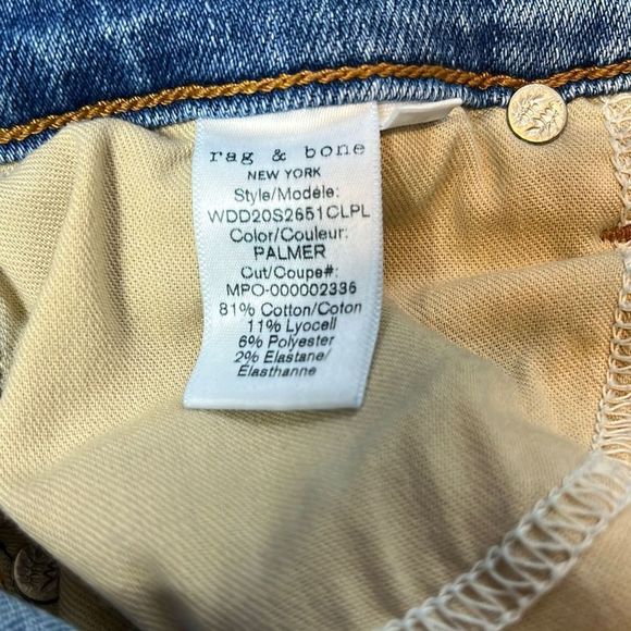 Rag & Bone Cate Mid Rise Ankle Skinny Jeans - Picture 9 of 10